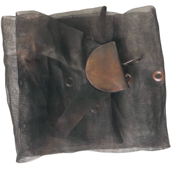 *SOLD* Rare Handcrafted Copper Sarah Cavender Metals Extra Wide Mesh Belt - Picture 4 of 7